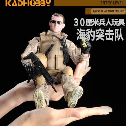 30CM 1/6 Special Police Emulational Soldier Model Action Figrue Combat SWAT Action Figure DIY Building Figures Boys Gift