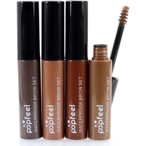 4 Color Eyebrow Mascara Dye Cream Tint Gel Brush Waterproof Beauty Makeup Tool S9