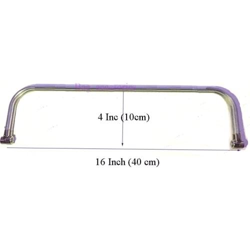 4Pc metal frame aluminum tubular internal hinge Bag frame purse frame