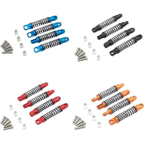 4x Metal Shock Absorber Replacement, for Suzuki Jimny 1/18 RC Car Upgrade Parts