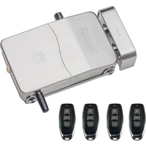 Wireless 433MHz Rolling Code Remote Control Electric Motor Lock Invisible Installation For Home Office Indoor Used