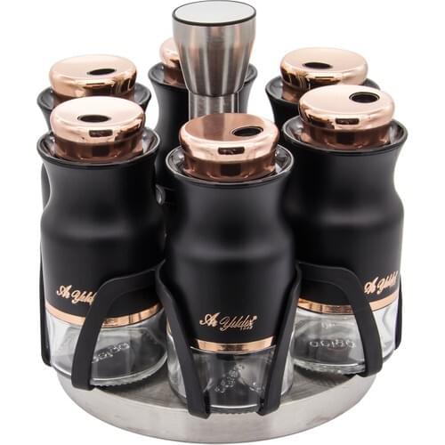 Aryıldız Black Line Bronze Spice Set