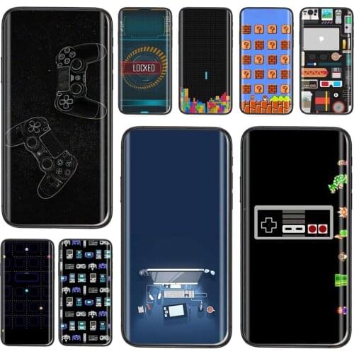 For Apple iPhone 11 12 Mini Pro 5 5S SE 5C 6 6S 7 8 X 10 XR XS Plus Max TPU Phone Case Tetris Machine For Youth Girls