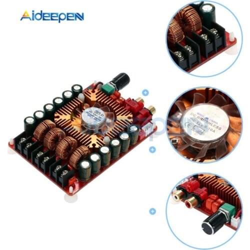 2X160W Dual Channel Amplifier Audio Board TDA7498E Support BTL Mode 220W Single Channel DC 24V Digital Stereo Amplifier DC15-36V