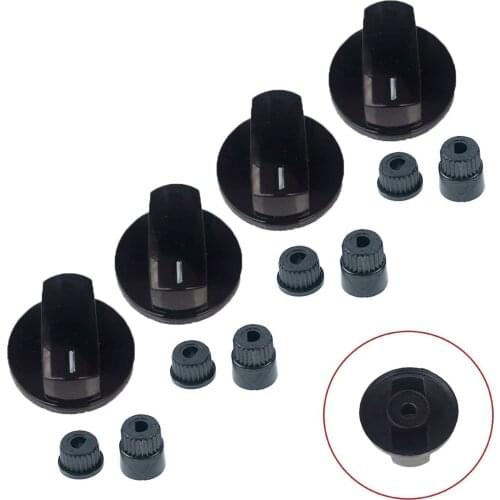 Erato Button 4 pcs Team Flush Cooktop Button-TYPE 1 Black HT-SÜ0012-18