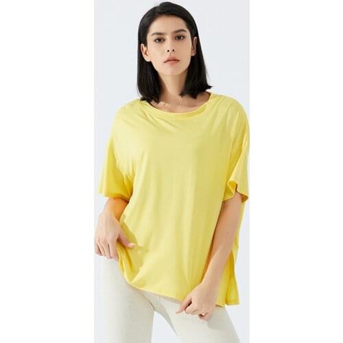 UA_ROCK Summer New Breathable Quick-Dry Short Sleeve Running T-Shirt Women Yoga Exercise T-Shirt Loose Fitness Sports Tees Top