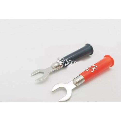 Smonisia 500pcs/lot Copper Terminal Socket Y-type U-type Fork Speaker Amplifier Power Signal Connector