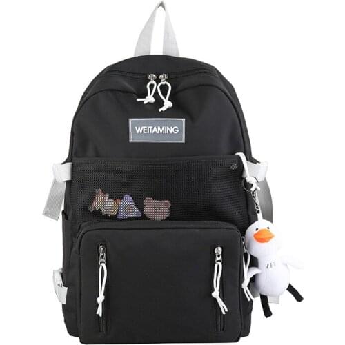 Fashion Cute Backpack for Girl Large Capacity Women Cross Body Bags Casual Female Laptop Backpack High Quality Women Backpack