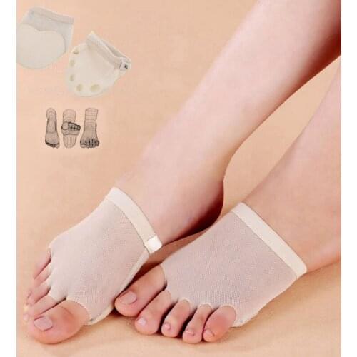 Fabric Padded Insoles Gel Breathable Health Care Belly Ballet Dance Toe Insoles Shoes High Heel Pad Insole