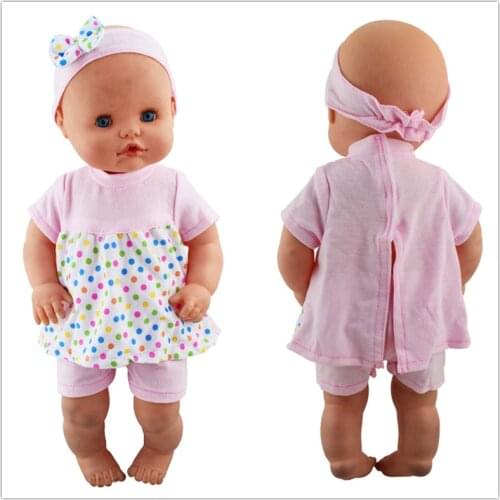 2020 New Headpiece + T-shirt + Pants doll Clothes Fit 42cm Nenuco Doll Nenuco su Hermanita Doll Accessories