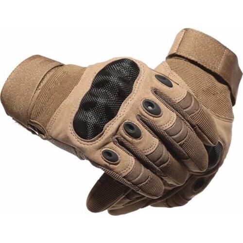 2021 Hot Tactical Army Airsoft Paintball Shooting Gloves Full Finger Military Mens Gloves Armor Protection Shell Gloves