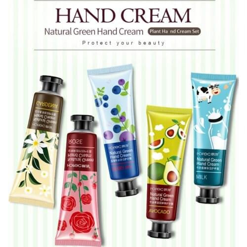 Portable Fruit Nourish Hand Cream Moisture Nourishing Anti-Aging Anti Chapping Whitening Hand Lotion Hand Care Hand Cream TSLM1