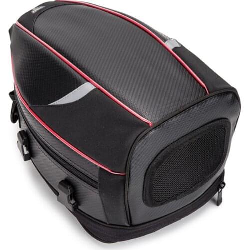 New Top Motorcycle Tail Bag Trunk Luggage Moto Saddle Bag 16L Waterproof Bag Motocross Motorbike Shoulder Bag Rear Seat Backpack