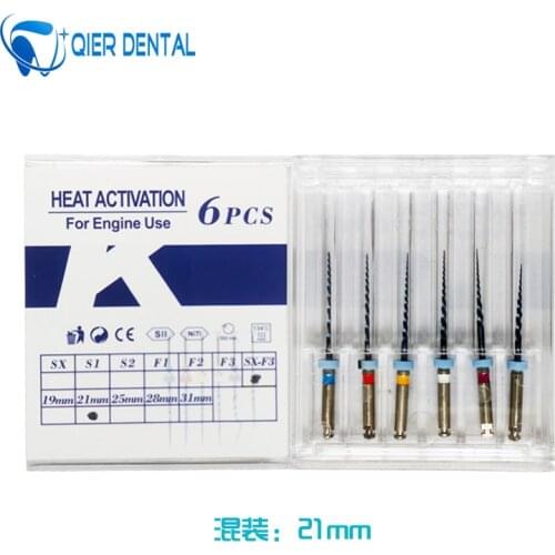 Super Rotary Heat Activated Endodontic Nickel Titanium Dental Root Canal Files Endodontics