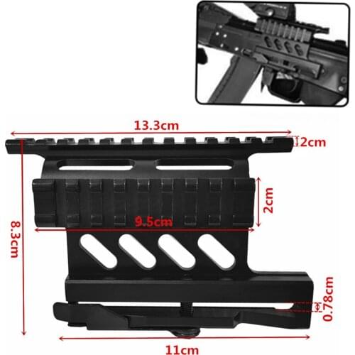 Tactical Picatinny Weaver AK Serie Side Mount Rail Quick QD 20mm picatinny Detach Double Side AK Scope Sight Mount Bracket Rifle