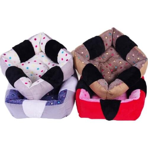 High Quality Soft Fleece Pet Dog Cat Warm Bed Indoor Small Dog House Nest Mat Kennel For Cat Litter Puppy Blanket Basket Cushion