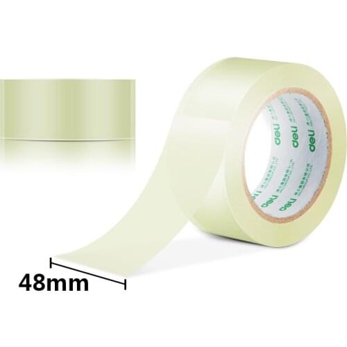 Deli High Quality Transparent Sealing Tape Packing Tapes 48mmx100y (91.4m/roll) 1 Roll Office Supplies 30248