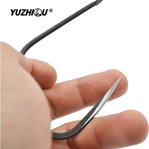 10pcs/Large blade hook blade single hook anchor fish hook High Carbon Stainless Steel Anchor hook sharp hooks