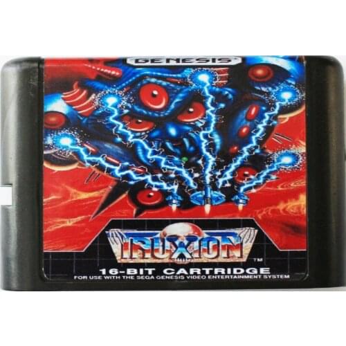 Truxton 16 bit MD Game Card For Sega Mega Drive For SEGA Genesis