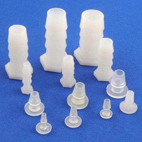 10pcs 2.4~6.4mm 8~12mm Hose Plug Micro Irrigation Fittings Aquarium Fish Tank Air Pump Aerator Pagoda Pipe End Cap Connectors