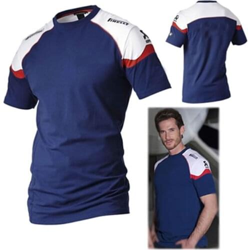 2019 Moto gp Racing Motorbike Racing T-shirt Mens Jersey Motorcycle T For BMW Clothes