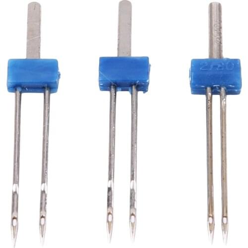 3pcs/pack Multifunction Double Twin Needles Pin For Brother Sewing Machine Parts For Househeld Tools Home Sewing Machine