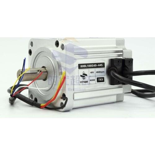 80BL100S40-445TK9 48V 400W 4500 rpm 0.85NM high speed DC brushless motor