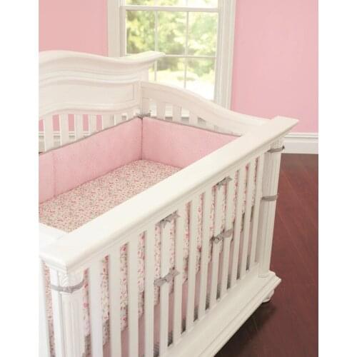 Promotion! 5PCS baby bedding set cotton Crib Bedding Set bumper baby cotton sets baby bed arround bumper ,(4bumper+bed cover)