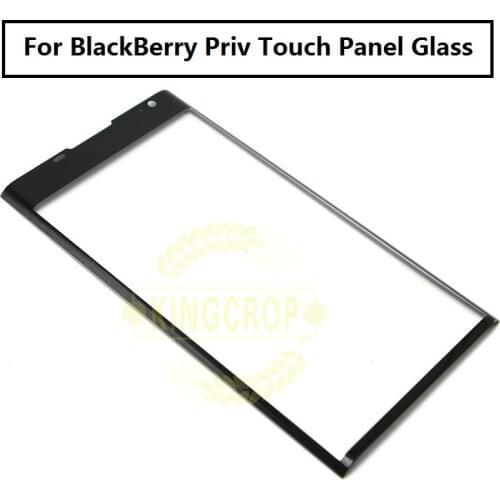 For BlackBerry Priv touch panel glass Front Screen Glass Lens Cover Replacement Parts free shipping