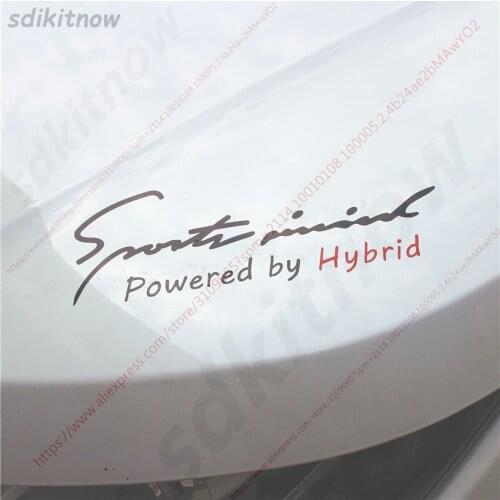 Powered by Hybrid Vehicle Clean Energy Car Styling Trucks Decal Stickers For Lexus AUDI Cadillac Infiniti BYD Ford BMW Corolla