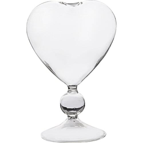 Creative Glass Goblet Lead-Free Slanted Martini Cup Scrub Cocktail Bubble Cups A