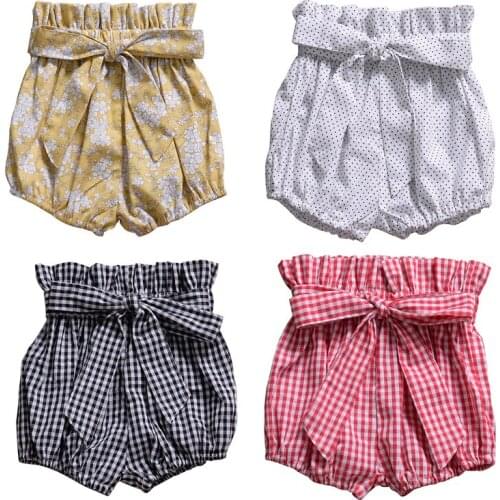 VOGUEON Fashion Girls Clothes Casual Newborn Infant Baby Girl Kids Pants Shorts Bottoms PP Bloomer Panties Toddler Summer Shorts
