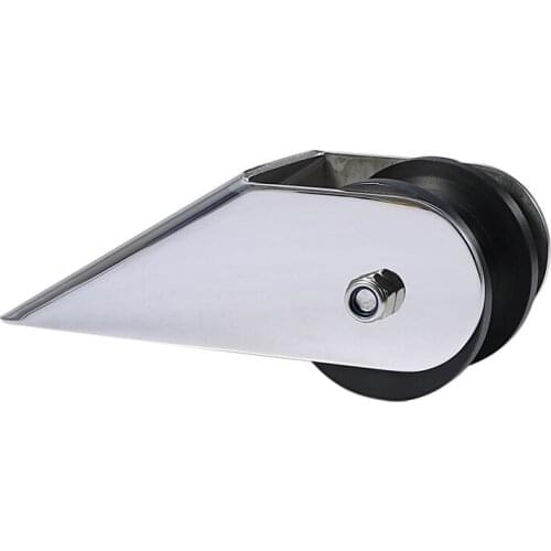 Marine Stainless Steel Boat Bow Anchor Roller Bracket Rollers For Yacht(Black)