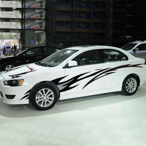 Customized Whole Body Stickers For Hyundai Mistra Verna Solaris Avante Including Hook / Waist Line BA052