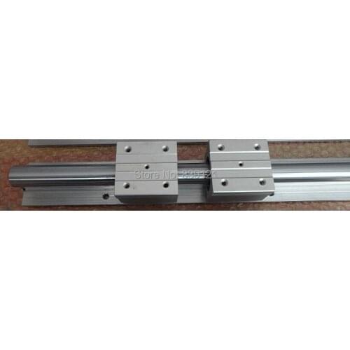 Low price for China linear round guide rail guideway SBR12 rail 1000mm take with 2 block slide bearings