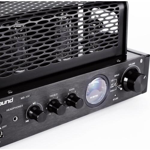 2018 new Tube black AMPLIFIER MS-30D hifi bluetooth tube Amplifier 25W+25W Support Usb Power amplifier MS-10D MKII upgrade