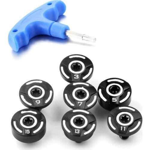 New One Set 7pcs 3g,5g,7g,9g,11g,13g Golf Weight Screws Replacement for Callaway RAZR FIT X-Treme Series Driver an with Wrench
