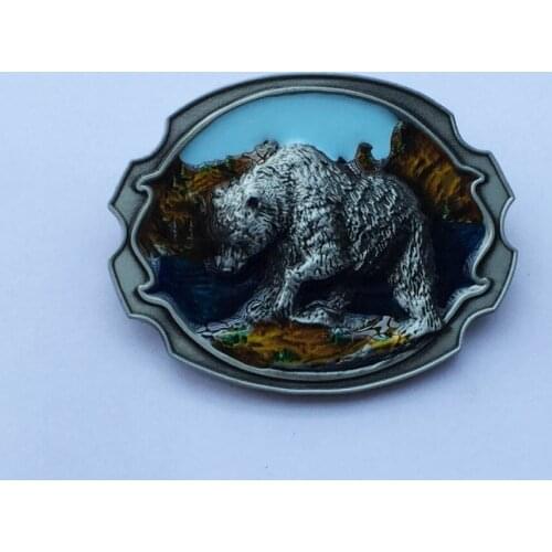 Bear Western Belt Buckle