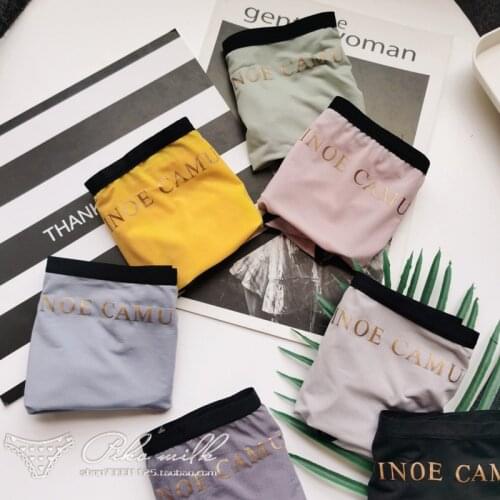 Sexy Panties Mesh Comfotable Womens Underpants Quick-drying Breathable Ice Slik Seamless Thong Simple Solid Underwear