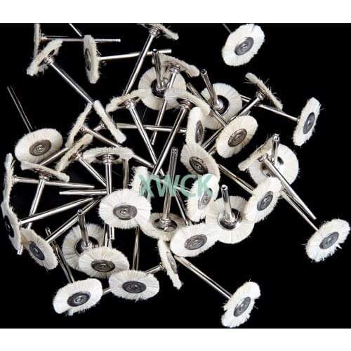 30pcs Dental Lab Beauty Brush Polishing Wheel Polishers for Rotary Tools 2.35mm