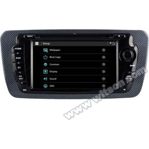 7" Capacitive Touch Screen Special Car DVD for Seat Ibiza 2009 2010 2011 2012 2013 with Front DVR Camera Support