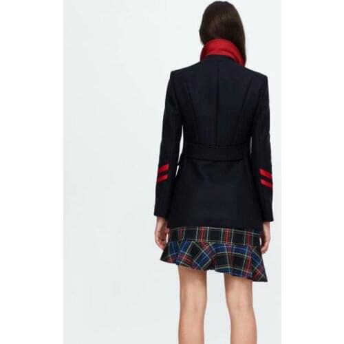 2020 Long Sleeve Blazer Women Autumn Winter Runway Designer Fashion Vintage Double Breasted Jackets Suit Coat Female Office Lady