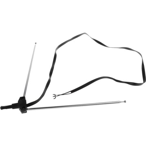 2x Indoor Antenna Extendable Telescopic TV Antenna for FM Radio Scanner VHF