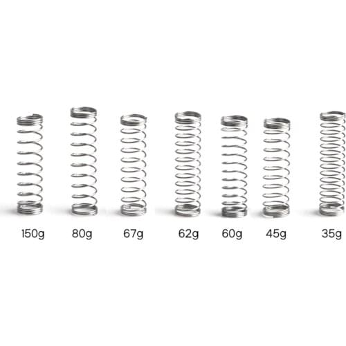 35G/40G/45G55G//60G/62G/67G/70G/72G/80G Switch Touch Rotary DIY Mechanical Keyboard springs