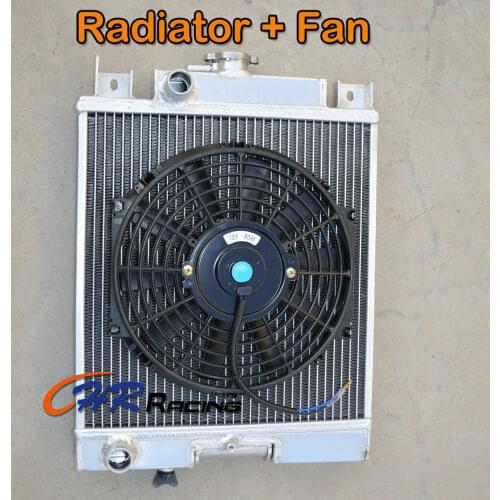 40MM 2 Core FOR Suzuki Swift GTI 1989-1994 Aluminium Radiator+Fan