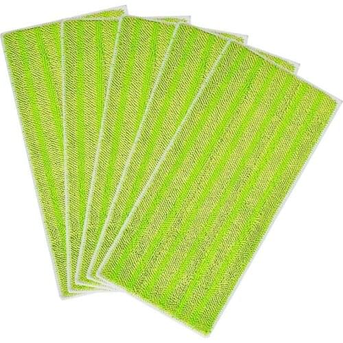 5 Pack Reusable Mop Pads for Swiffer Wet Jet Replacement Microfiber Refills for Wet and Dry ing