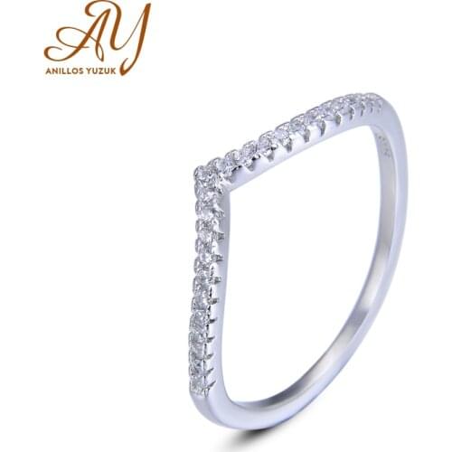 Anillos Yuzuk New Design Solid S925 Sterling Silver Heart Shape Classic Love Ring 5A Zircon Rings For Women Engagement Jewelry