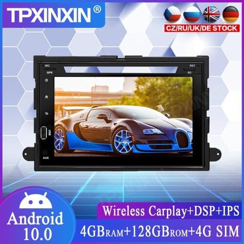 Android 10.0 Car DVD Player GPS Map Navigation Radio Player For Ford Explorer Fusion Auto Radio Multimedia Player Car Head Unit
