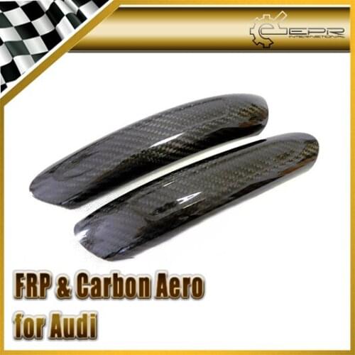 Car Styling Carbon Fiber Inner Door Handle Trim For Audi 2011-2013 A1