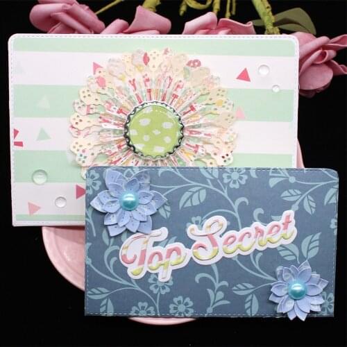 KSCRAFT Large Accordion Pockets Metal Cutting Dies Stencils for DIY Scrapbooking Decorative Embossing DIY Paper Cards